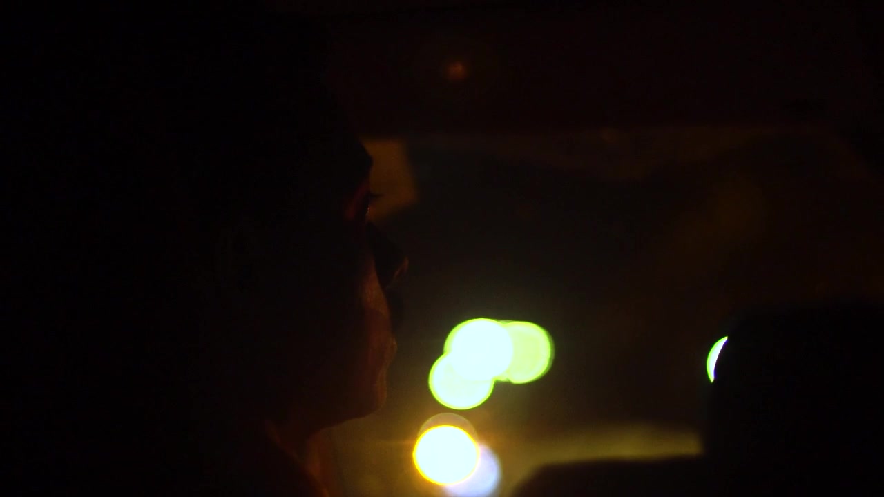 Uber driver in the middle of night going back home