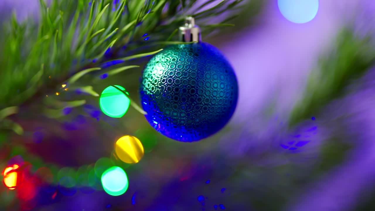 Árbol de navidad decorado