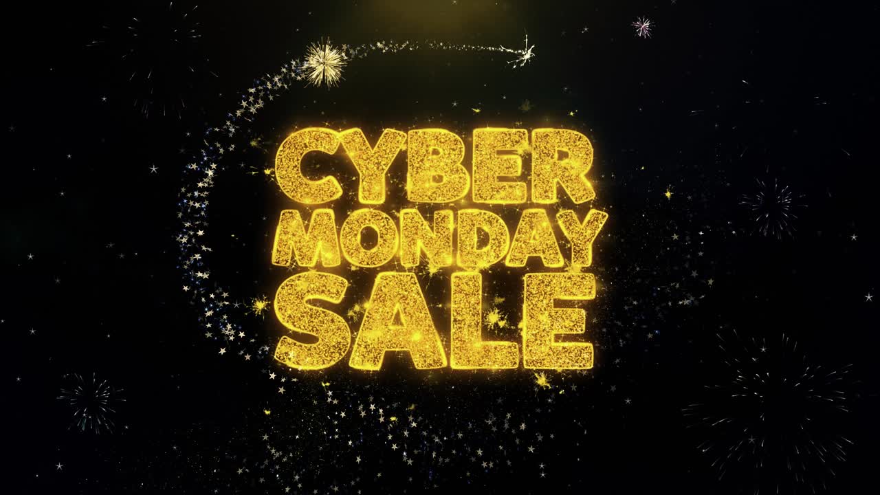 Cyber Monday Sale - Fireworks Graphic