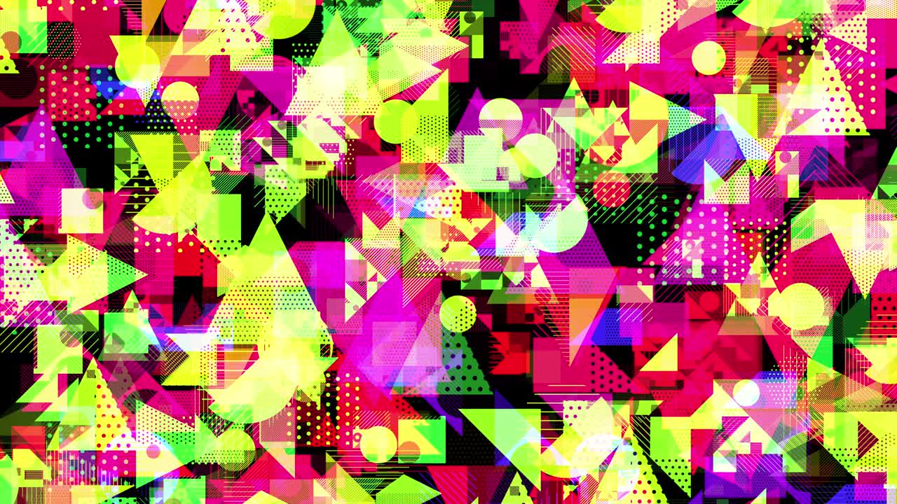 colori vivaci forme minime grafica astratta [loop]