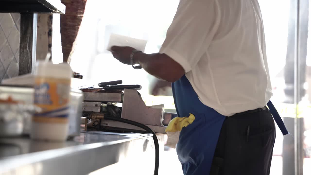 Taqueria Mexican street food in Mexico
