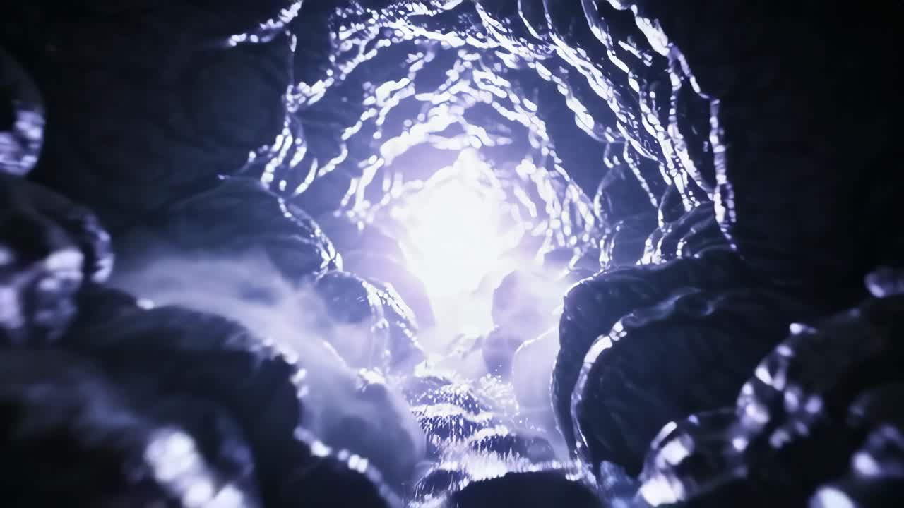 Mysterious Cave Tunnel