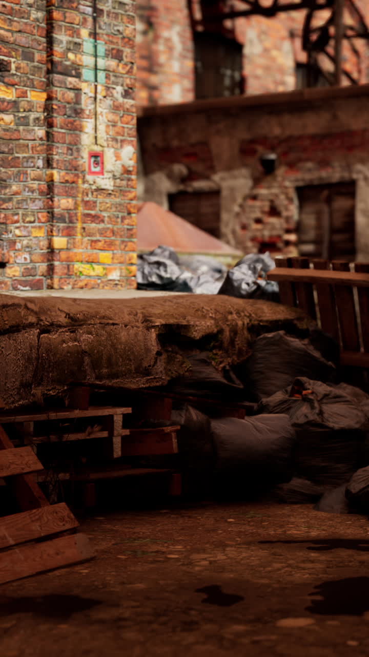 은 산업 뒷 골목