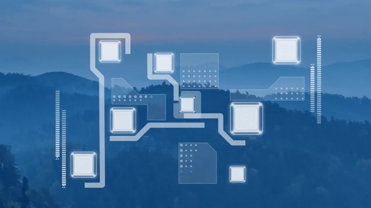 지형에 대한 연결 네트워크의 활성화