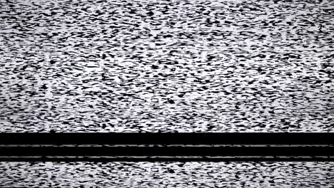 ruido estático de la televisión