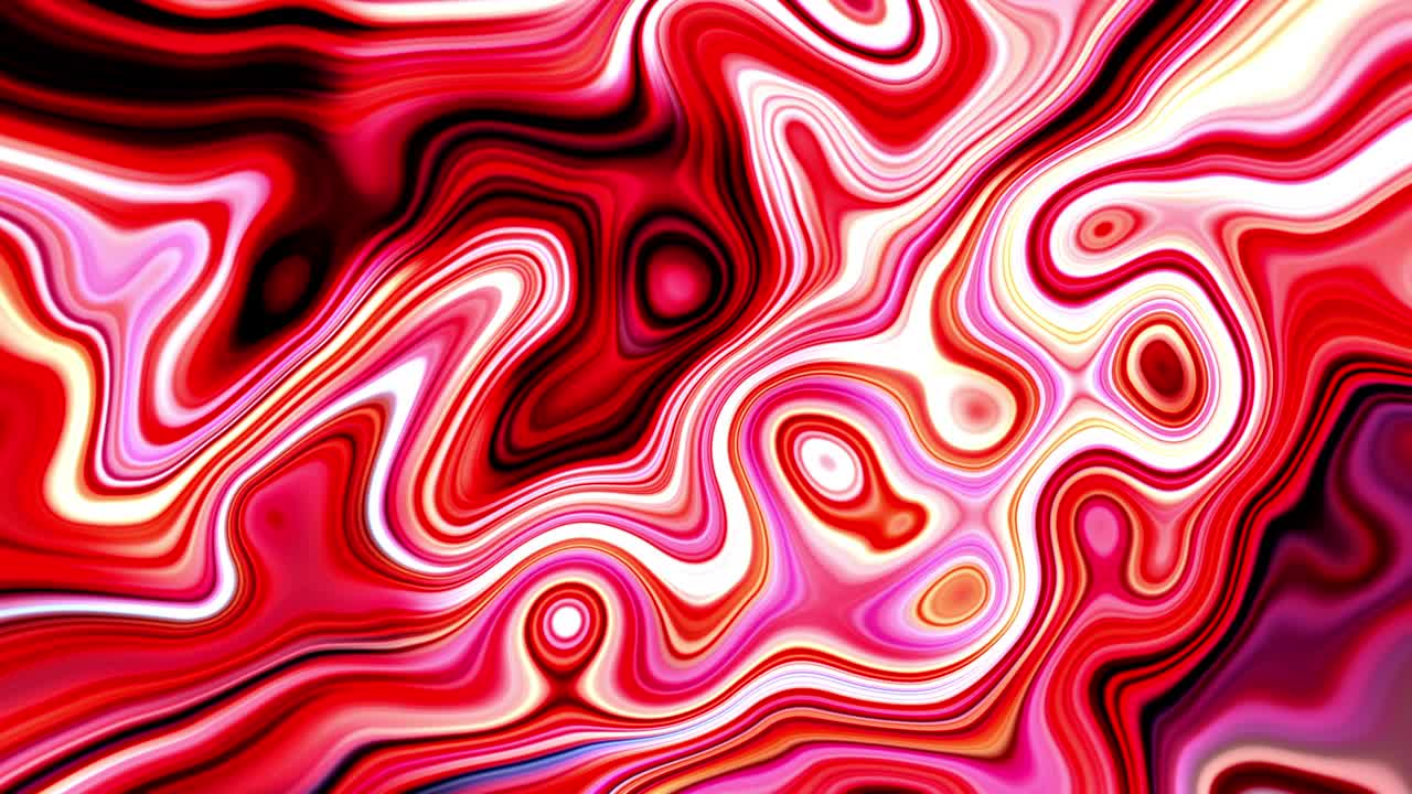Stylish Loop Abstract Animation Color Wavy Smooth Multicolor Liquid Pattern Wavy Reflection Surface background. 4K 3D Trendy Colorful Fluid Abstraction Flow. Beautiful illusion fluid gradient Texture.