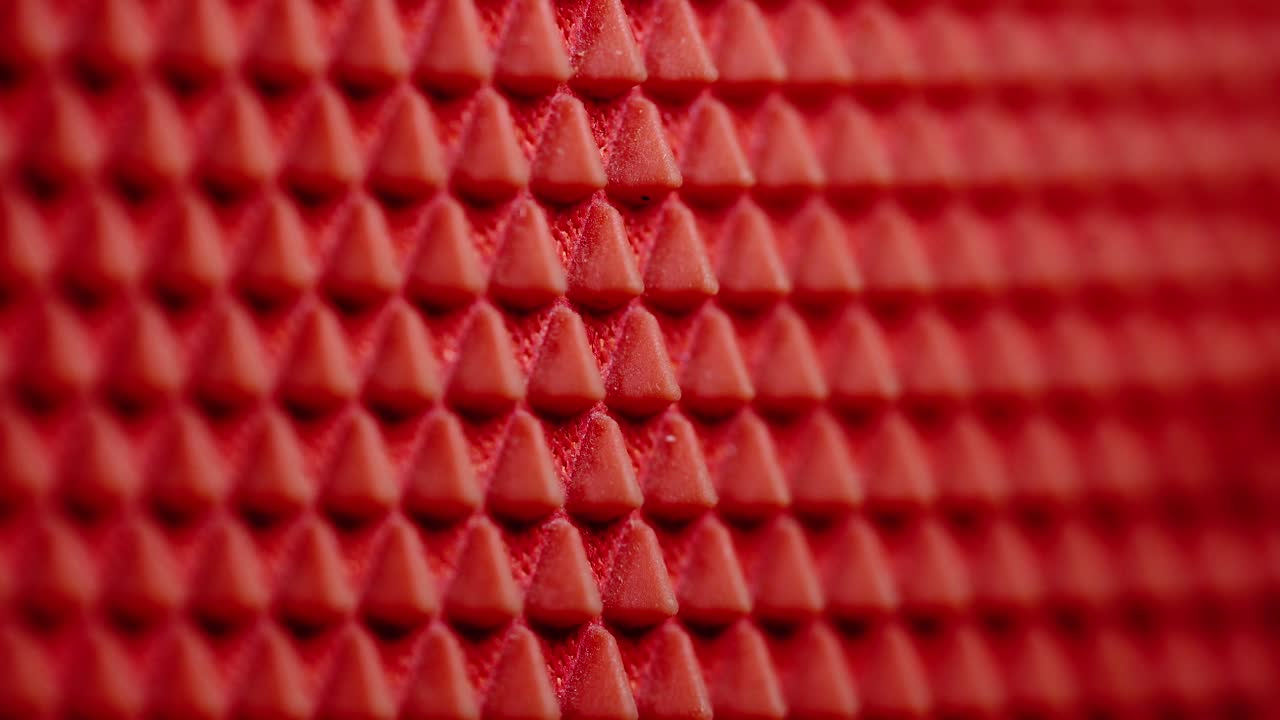 стабильные движения камеры и смена фокуса для наилучшей перспективы этого красивого красного узора, снятого на камеру sony a7iii и макрообъектив 90 мм