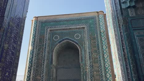 Tuman-Aqa,-Mausoleos-De-Shah-Arab-Y-Khoja-Ahmad,-Samarcanda,-Uzbekistán