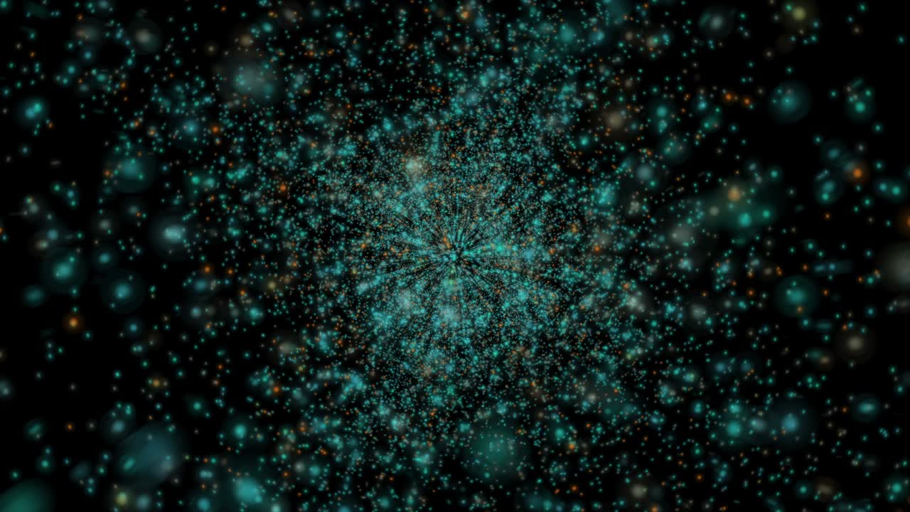 Abstract Particles Galaxy Stars