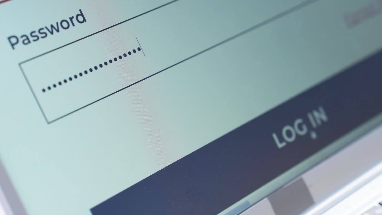 contraseña de computadora y inicio de sesión.