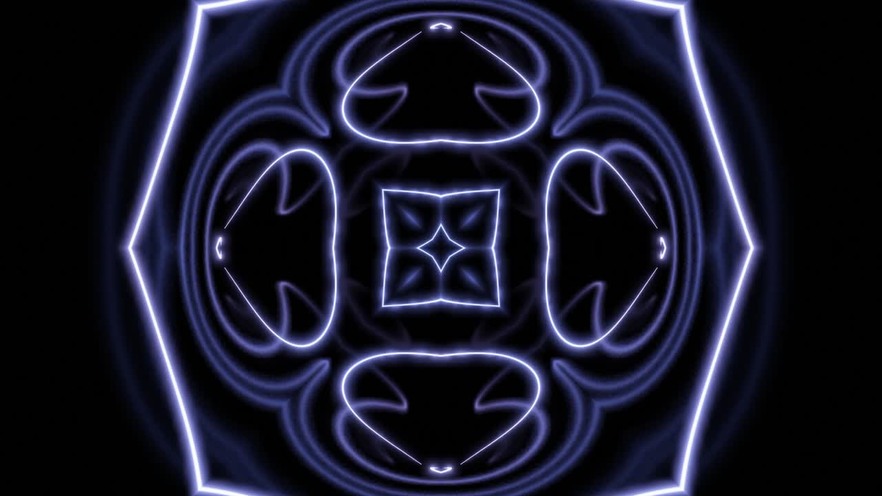 patrón geométrico de neón abstracto