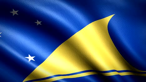tokelau flag. seamless looping animation. 4k high definition video