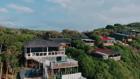 cottages on a beach