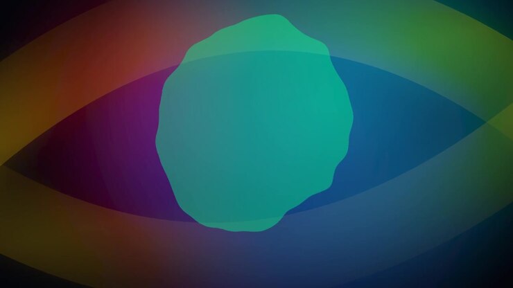 Abstract Motion Background with Shifting Colorful Shapes