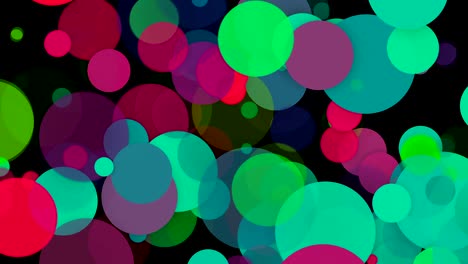 abstract colorful circles background. 3d rendering animation backdrop