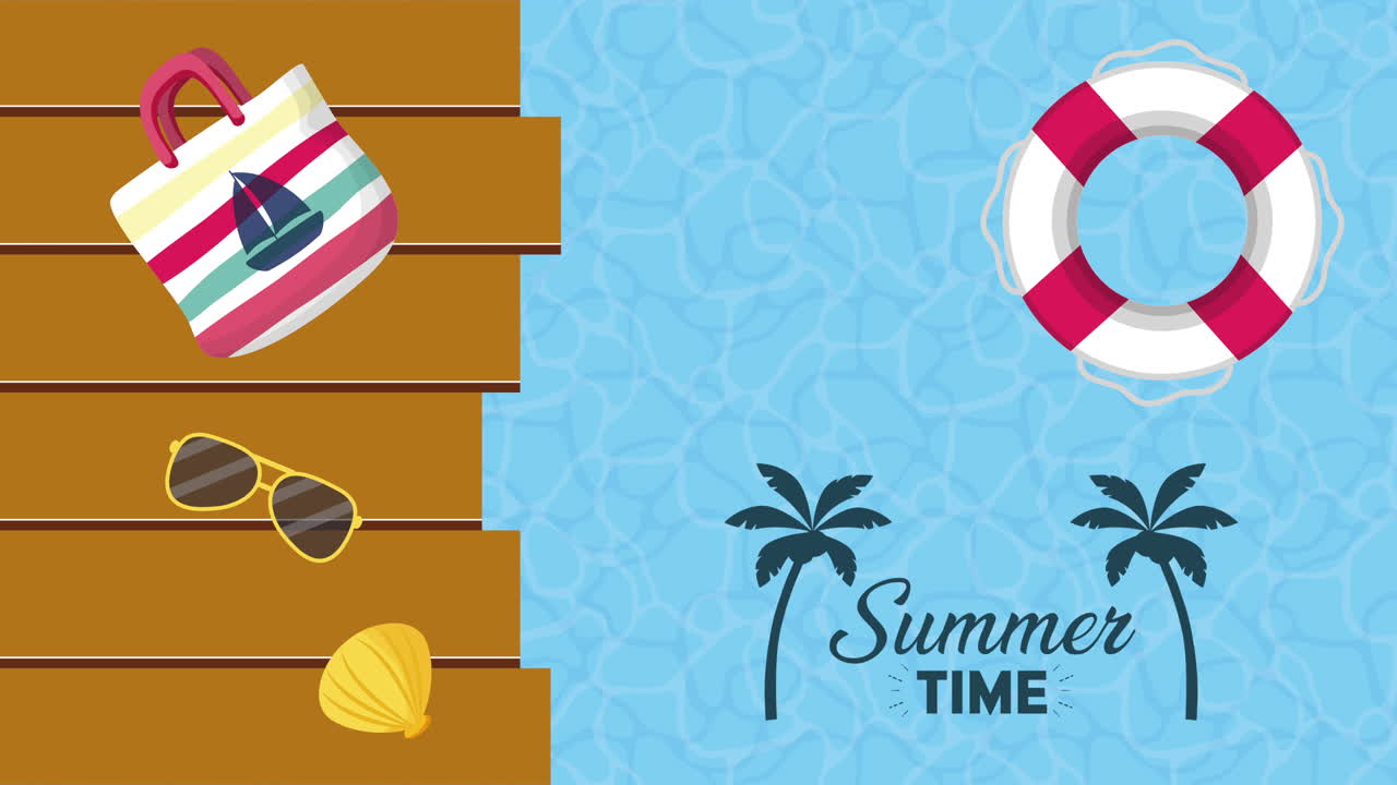 여름 시간 휴가를 즐기십시오.