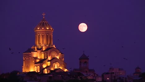 the holy trinity cathedral of tbilisi commonly known as sameba is the main cathedral of the georgian orthodox church located in tbilisi, the capital of georgia