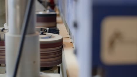 woodworking machinery in action
