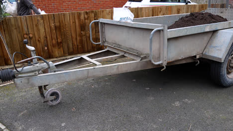 aluminium multi use trailer for small plant machinery and materials