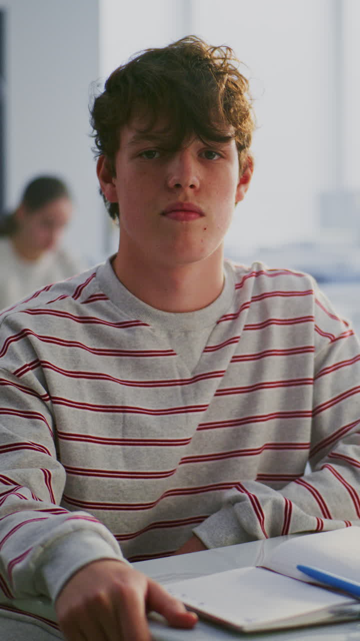 Portrait of a young student