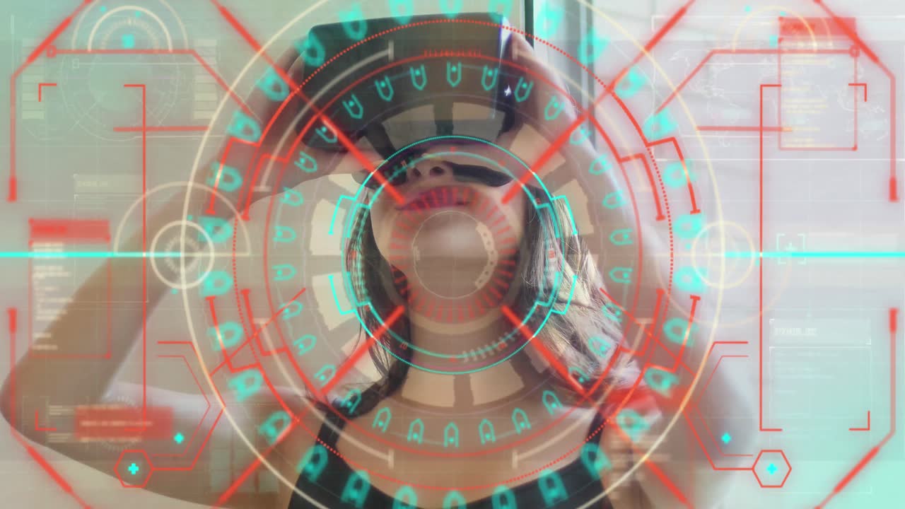 animación de la exploración del alcance sobre las personas que hacen ejercicio