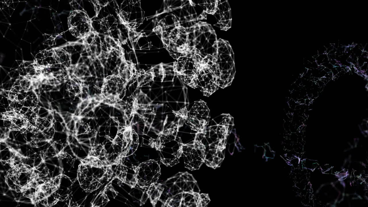 검은 바탕에 대한 연결의 웹