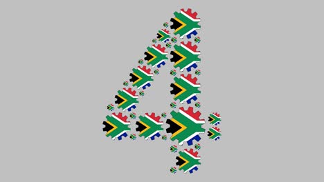 sudáfrica número cuatro