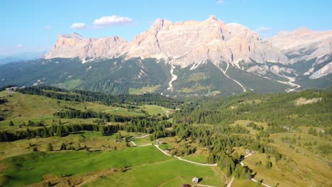 breathtaking scenery of rocky mountain range, dolomites, italy