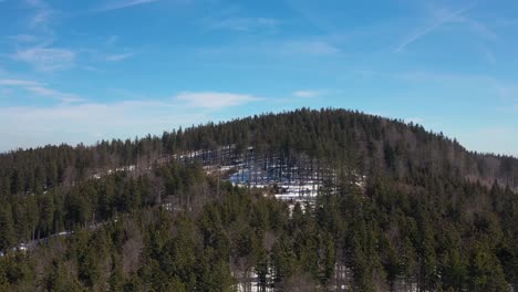 An-aerial-view-with-the-wide-angle-in-one-of-the-summit-in-Mt