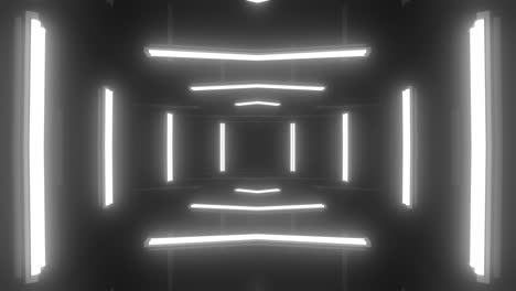 túnel de neón abstracto