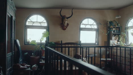 interior of antique store with rare items