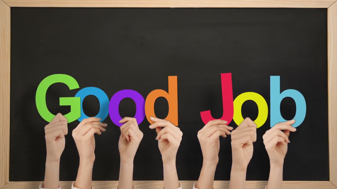 손을 들고 좋은 일이야