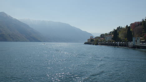 Scenic-Sights-At-Bellagio-Coastal-Town-In-Lake-Como,-Lombardy-Italy