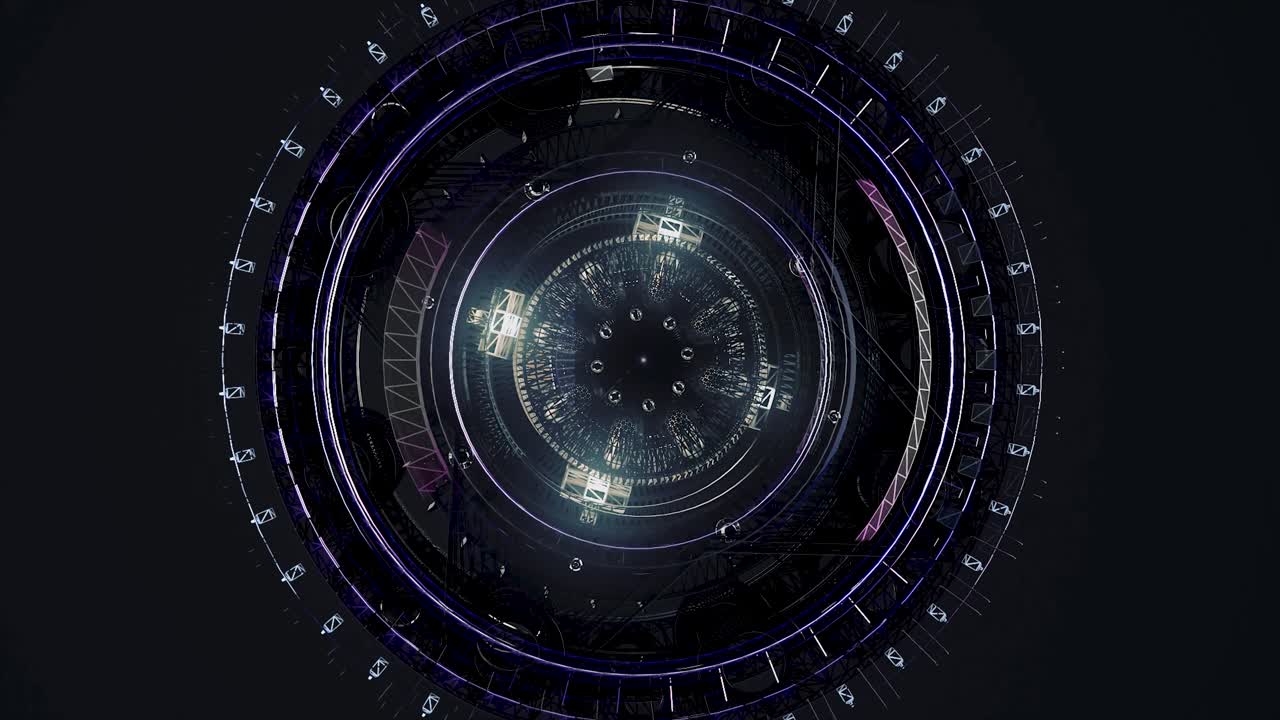 Futuristinen mekaanisen järjestelmän suunnittelu