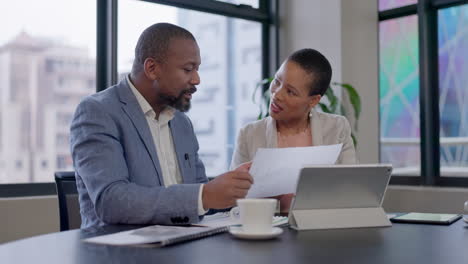 Tablet,-businessman-or-black-people-in-a-meeting