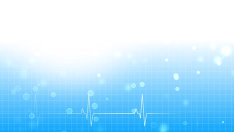 healthcare and technology concept with flat icons and symbols loop animation 3d 4k.