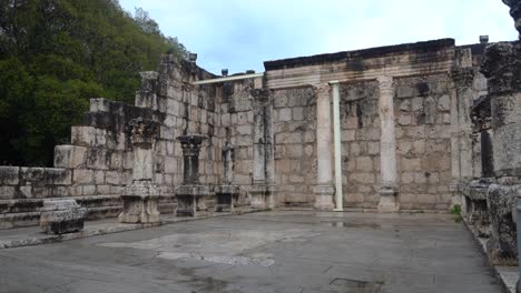 antigua sinagoga del primer siglo capernaum israel medio este tierra santa sitio bíblico