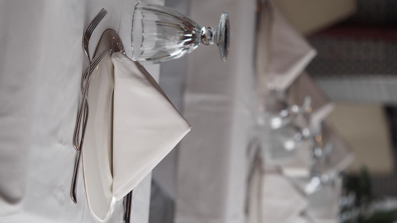 Table Setting for a Formal Dinner