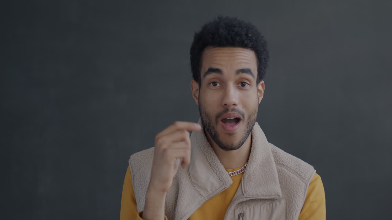 Man with Thoughtful Expression