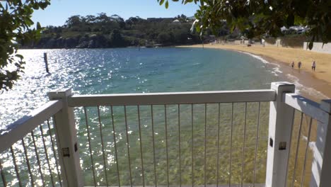 Walking-down-path-to-Sydney-beach-view