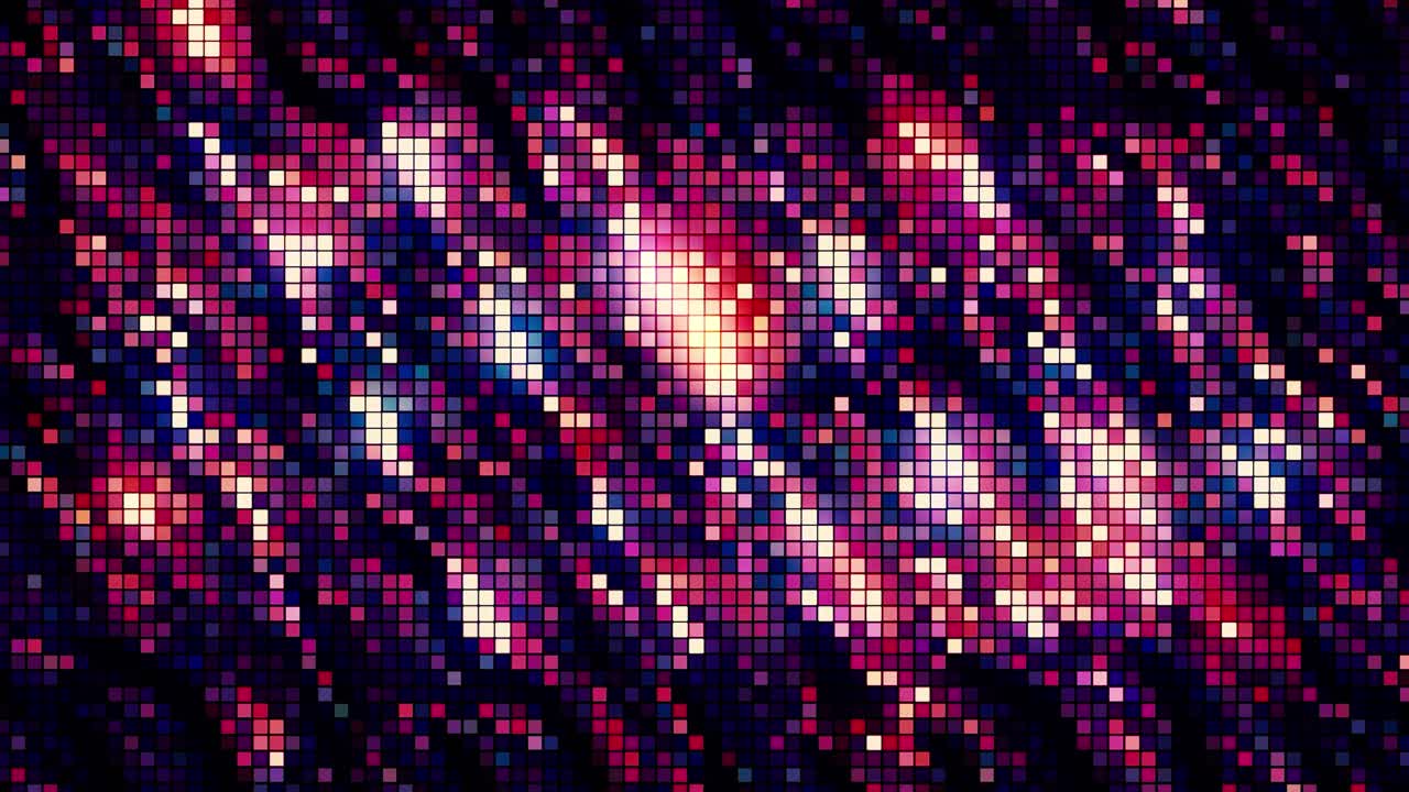 Abstract Colorful Pixel Background