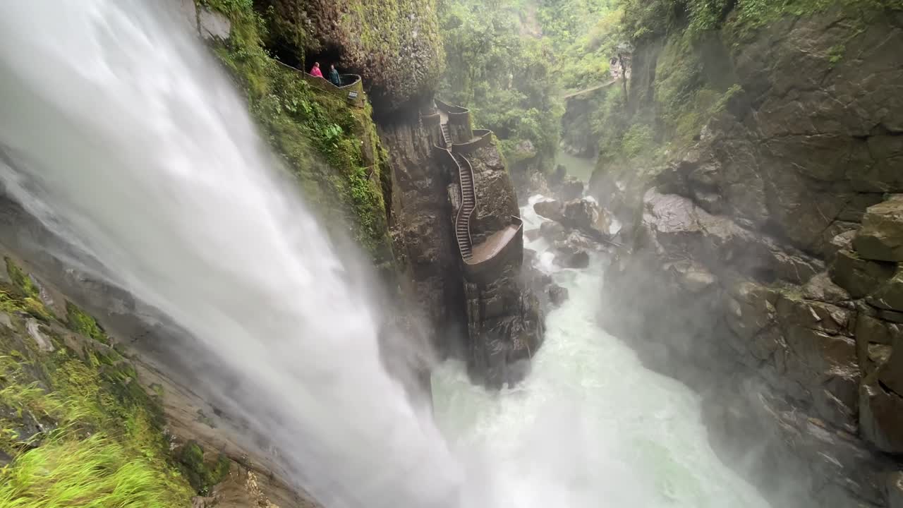 Pailón del Diablo waterfall Devil's Cauldron nature Ecuador cascade nature