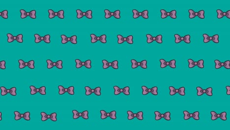 animación de pajaritas flotando sobre un fondo verde