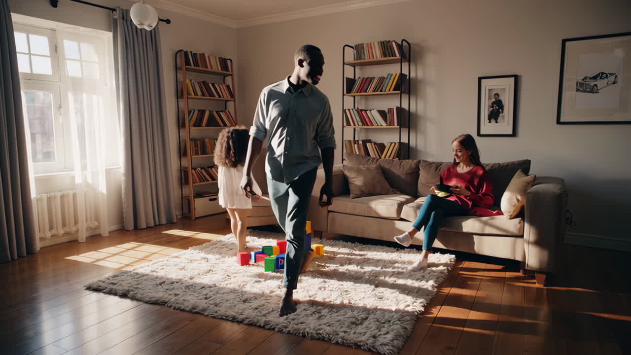 Happy Family Spending Time Together