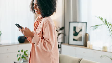 woman using credit card and smartphone for online shopping at home