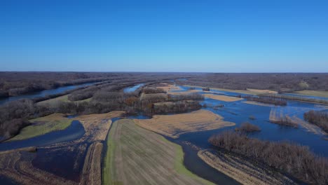 imágenes aéreas de los canales de fort donelson en tennessee