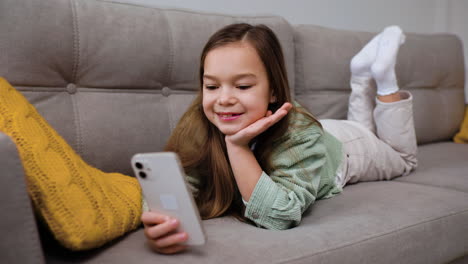 Little girl at home