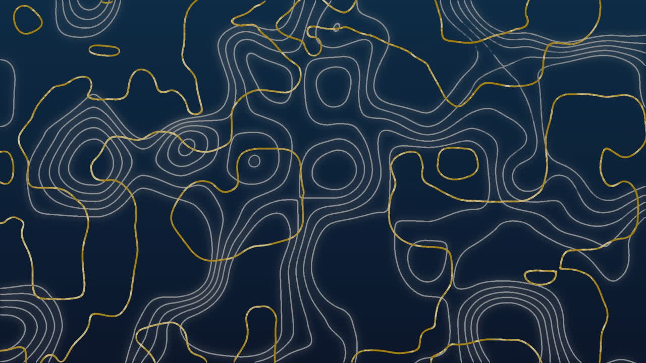 animación de líneas sobre fondo negro.