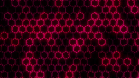 fondo de patrón hexagonal resplandeciente abstracto