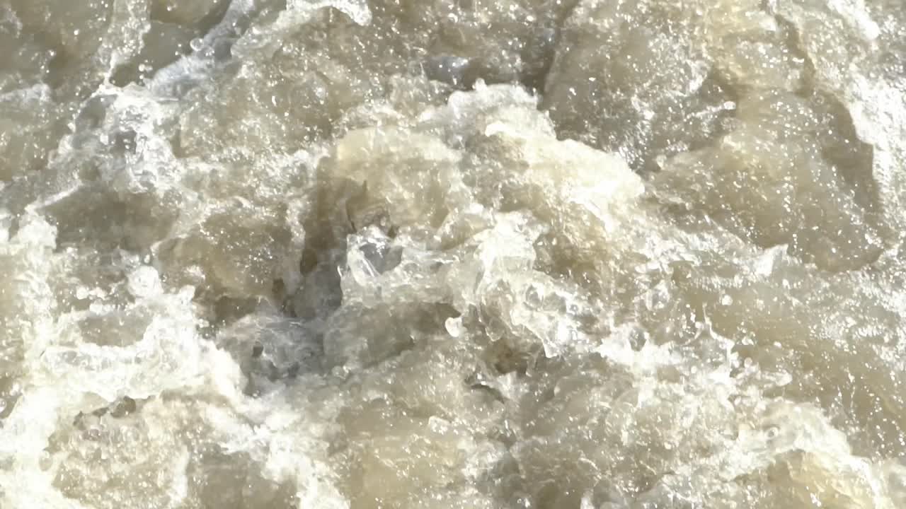 During the monsoons, the river flow is very high